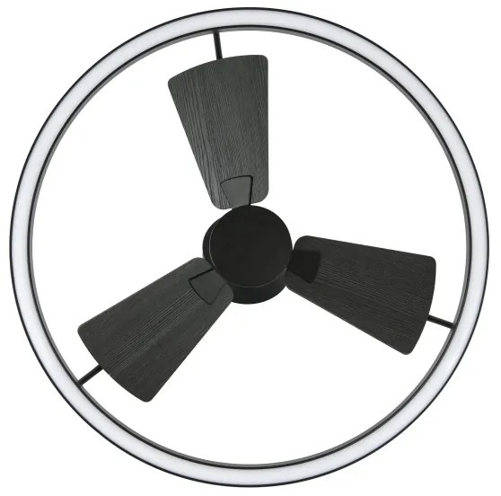 Lucci Air 516124 - LED Dimmelhető ventilátor CESSNA LED/36W/230V 3000/4000/5000K fekete + távirányító