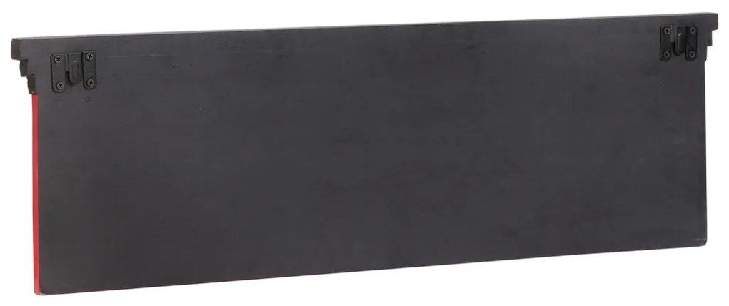 Falra akasztható kabátakasztó 4 akasztóval 80x25x2 cm Szilárd fa Mangó és MDF