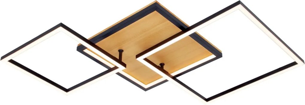 Italux Modern Mennyezeti lámpa Noris Fekete ITXPLF-82738-38W-WO