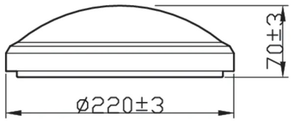 Philips - LED Fürdőszobai mennyezeti lámpa DORIS LED/6W/230V IP44