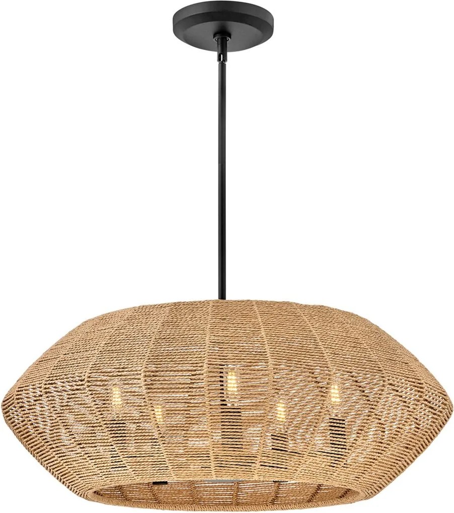 Quintiesse modern boho függeszték luca bézs fekete elsqn-luca-5p-mbkcam
