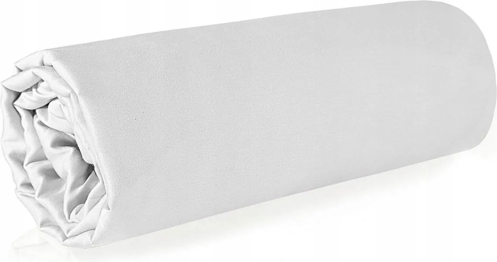 Nova gumi nélküli szatén lepedő 180x210 Eurofirany fehér