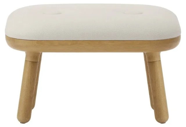 Fehér-natúr színű ülőke Paff Low – UMAGE