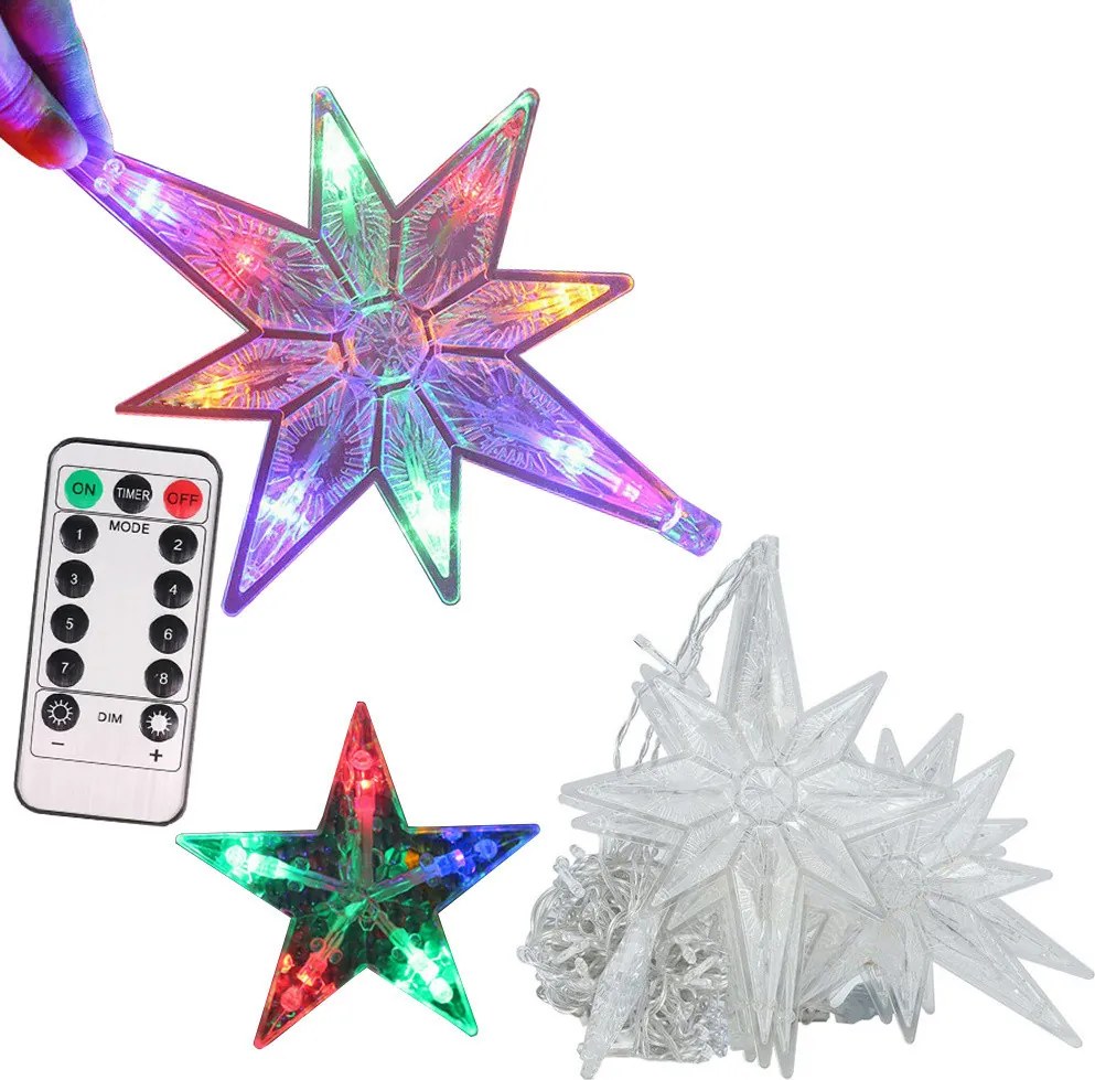 Fények füzér csillagok fény függöny 138 led