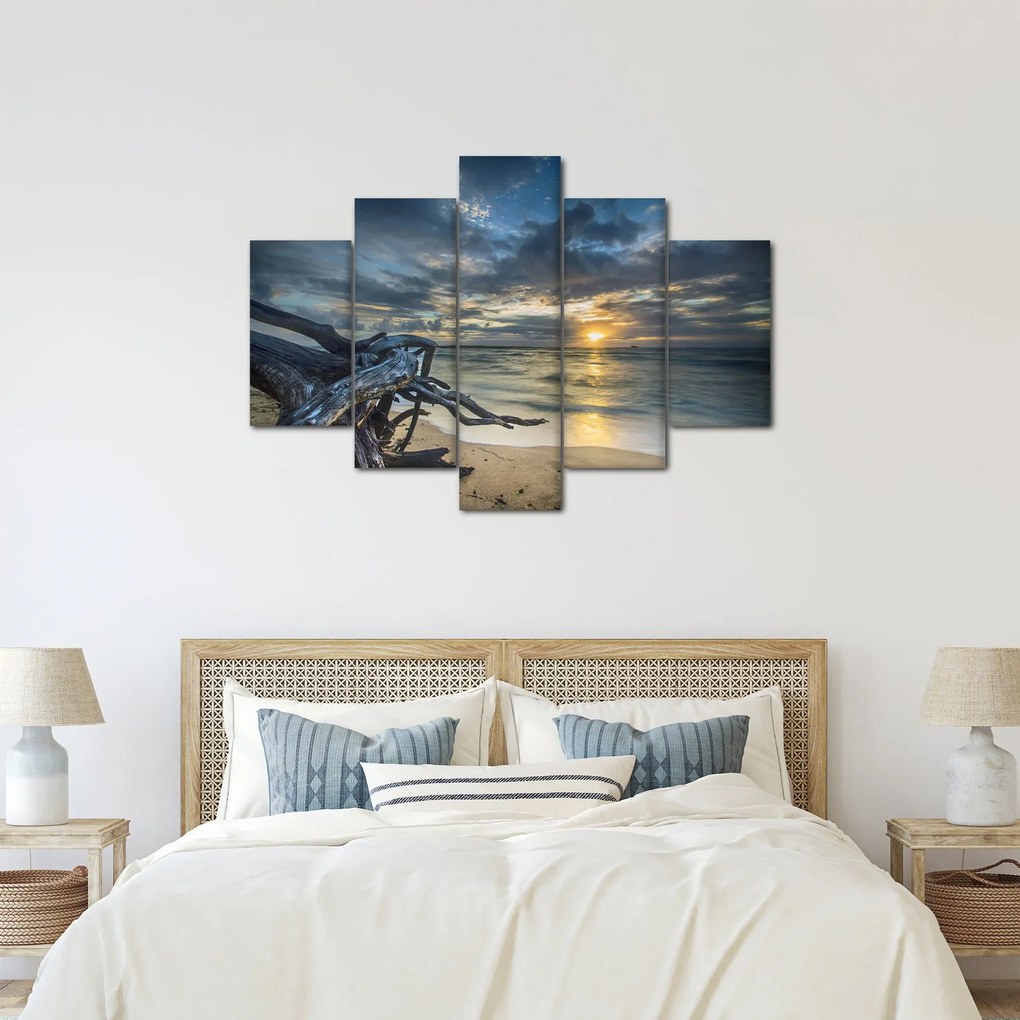 Tenger naplementekor képe (150x105 cm)