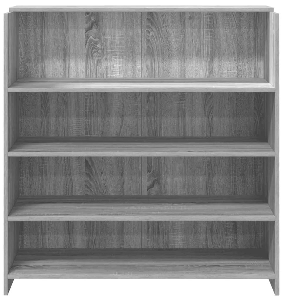 recepciós pult szürke sonoma 100x50x103,5 cm szerelt fa