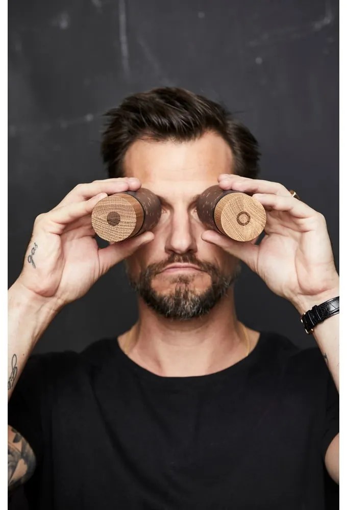 Fekete kerámia só- és borsőrlő szett 2 db-os Gastro Black – Bitz