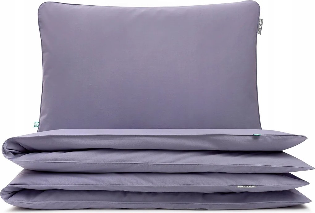 Ágyneműhuzat Basic Lila 140x200 cm 1x 60x50 cm Mumla