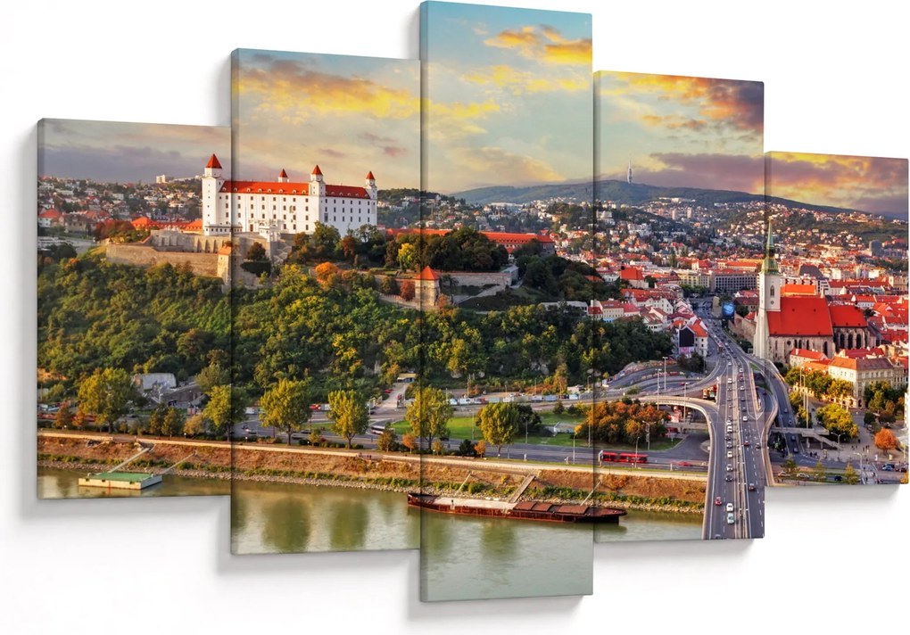 Kép - panoráma, Pozsony, Szlovákia (150x105 cm)
