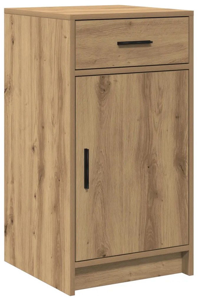 Széf fiókkal kézműves tölgy 40 x 40.5 x 75 cm Faanyag