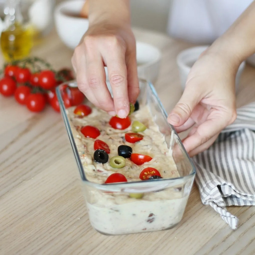 Pyrex üveg kekszformák 1,5 l, 28 x 12 x 8 cm, 1,5l, 28 x 12 x 8 cm