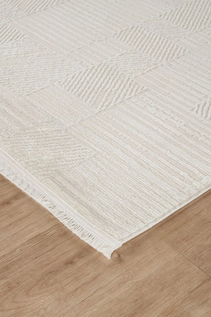 Marla futószőnyeg, fehér-krém, 80×300 cm