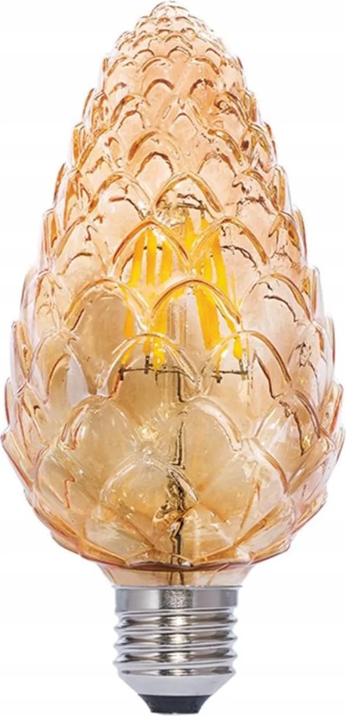 Dekoratív Led izzó E27 4W Meleg 2300K Amber Filament Dekoratív izzó