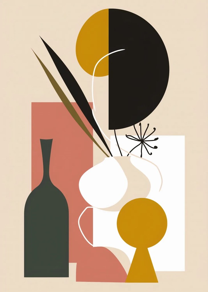 Poszter 25x35cm Absztrakt Natura Morte