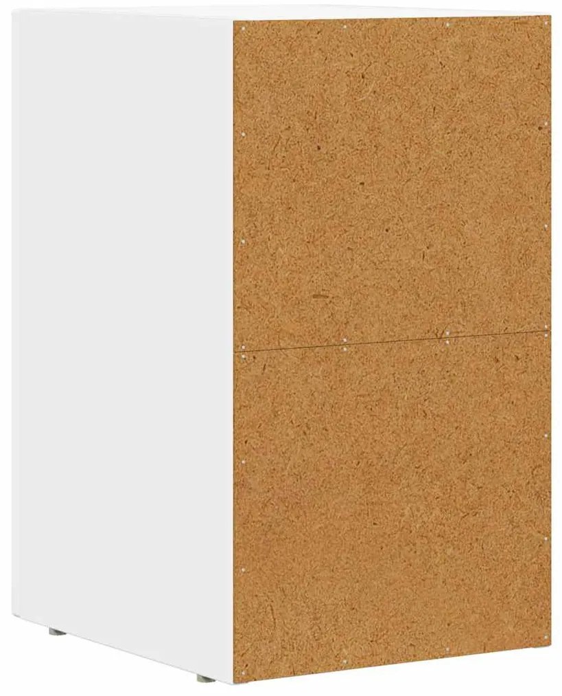 Éjjeli asztal 2 pcs Fehér 29.5 x 35 x 50 cm Faanyag