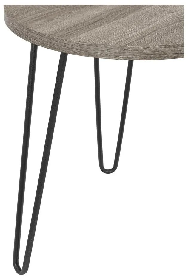 Owen barnásszürke tárolóasztal, ø 50 cm - Støraa