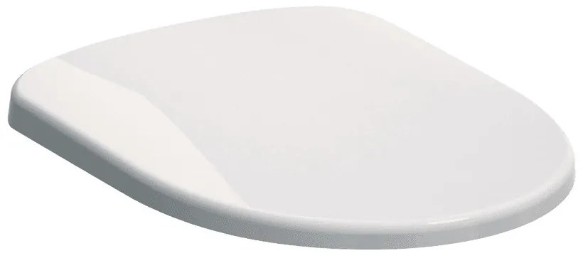 GEBERIT Selnova WC-ülőke, alsó rögzítés, inox zsanérral