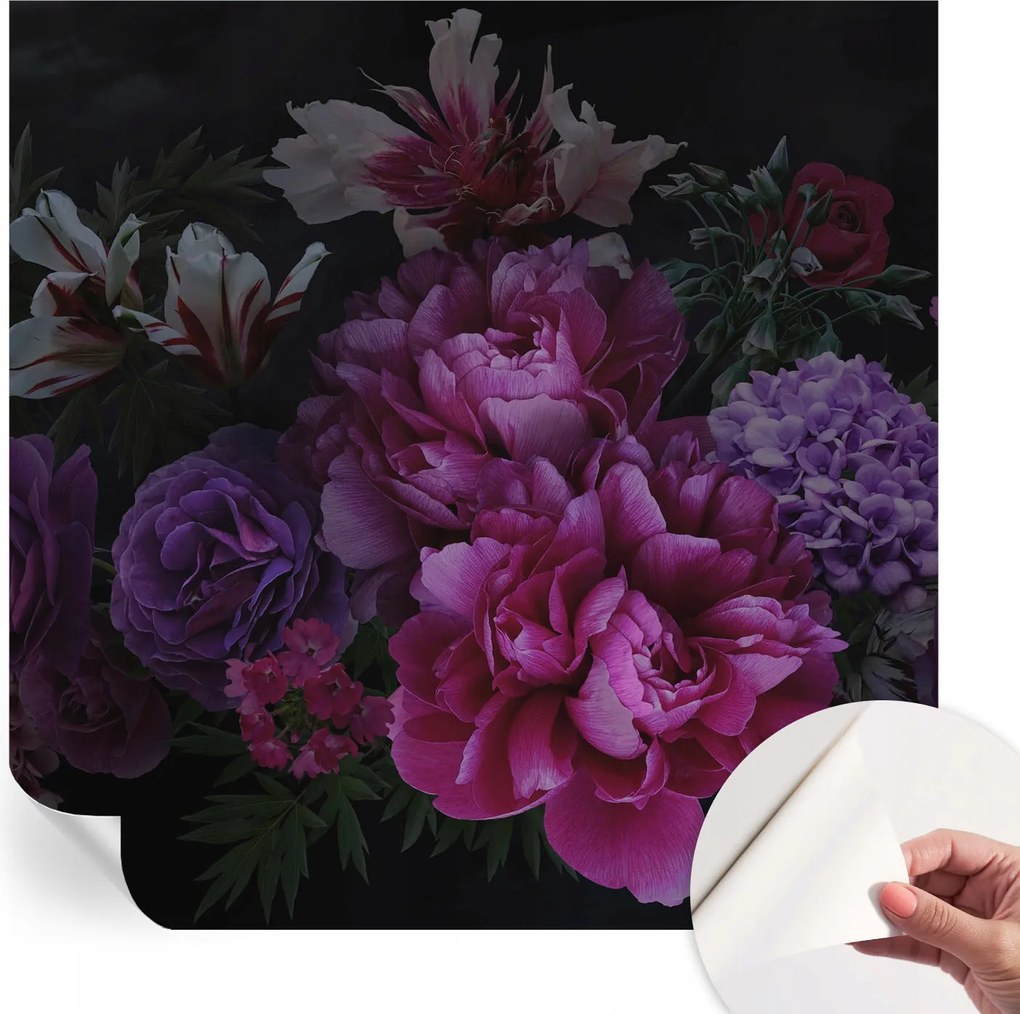 Öntapadós fotótapéta Divatos virágos elegancia 250x250 cm