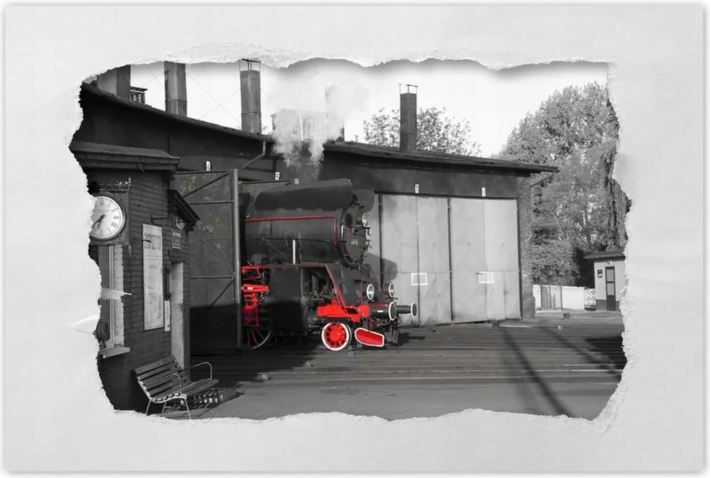 Poszterek 120x80 Gőzmozdony Ol 49-69