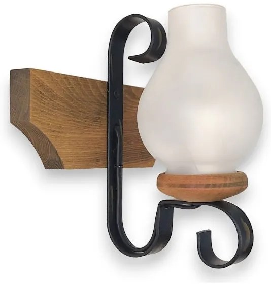 Brilagi - Fali lámpa QUEEN 1xE14/40W/230V bükkfa