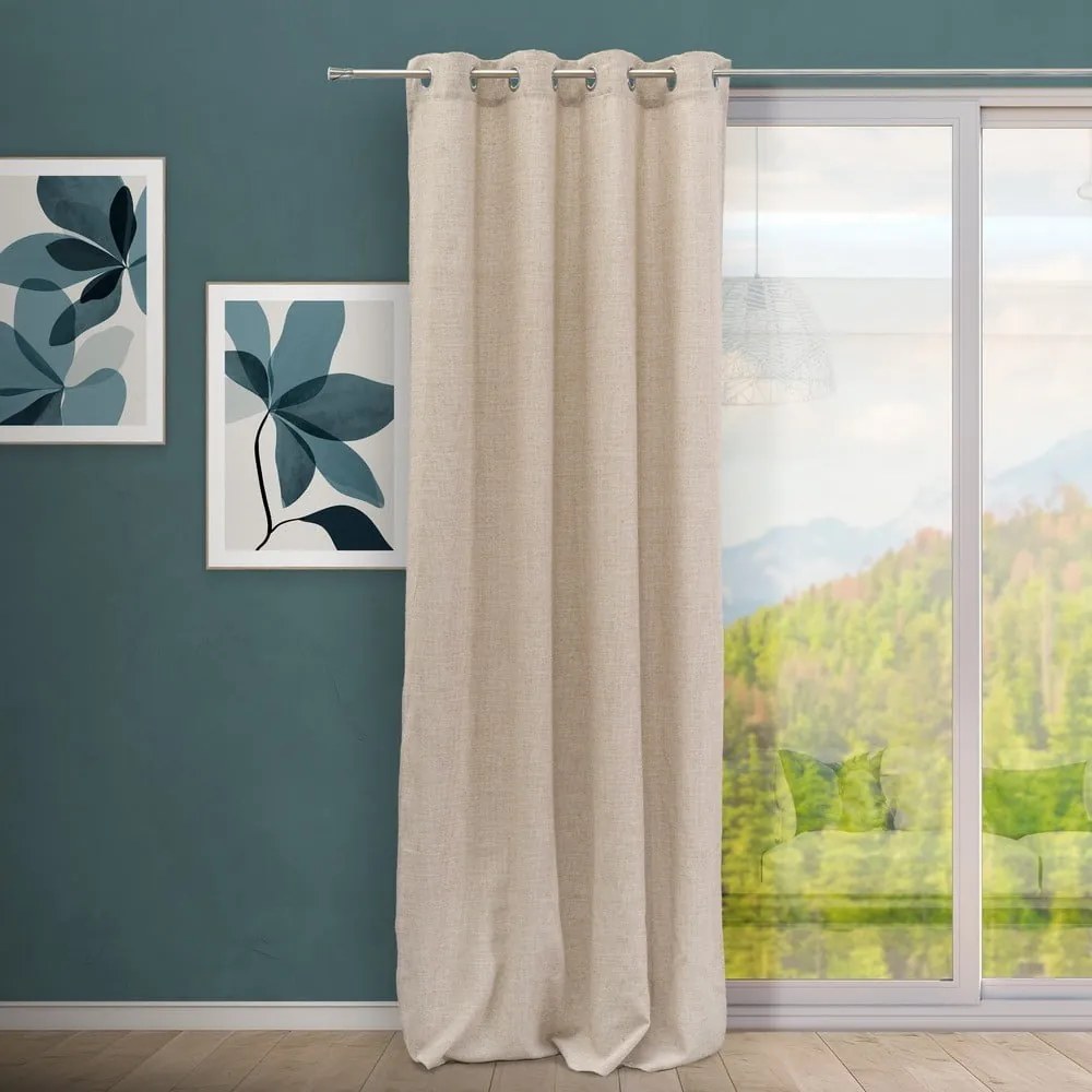 Barna függöny 140x260 cm Cuadrille – Casa Selección