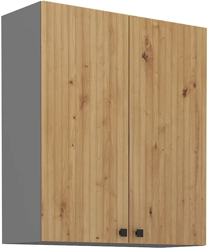 Felső konyheszekrény Avantoe 80 G-90 2F (artisan tölgy + antracit). 1049640
