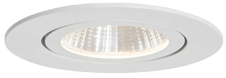 6 darabos süllyesztett spotlámpa szett fehér 6,8 cm LED-del 750 lm dimmelhető IP65 - Gaius