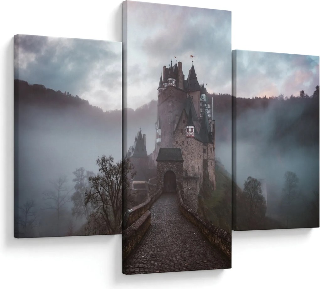 Kép - Eltz-kastély, Németország (90x60 cm)