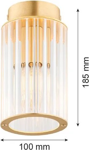 ARGON 8501 HAMPTON Kristály Spot Lámpa Sárgaréz E14 IP20