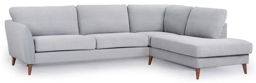 Paris világosszürke sarokkanapé, jobb oldali - Scandic