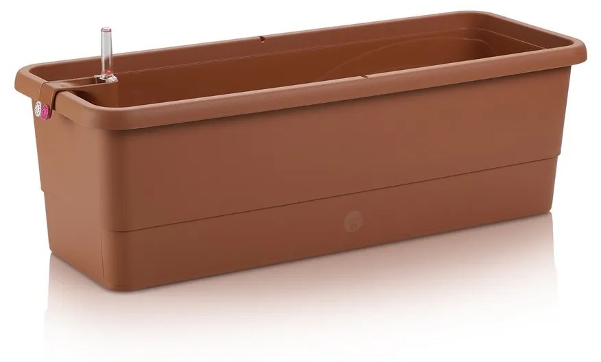 Gardenico önöntöző virágláda Smart System Gardenie, terrakotta, 60 cm, 60 cm