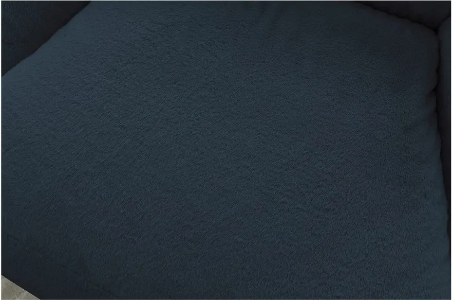 Sötétkék műszőrme babzsákfotel Lilibet – Bobochic Paris