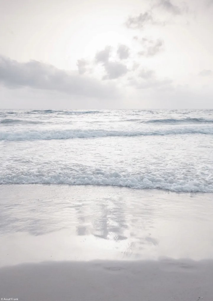 Poszter 21x29,7cm Csendes tengerpart felhőkkel, Assaf Frank