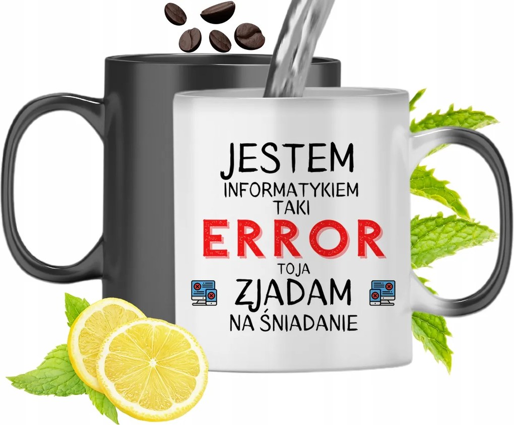 Mágikus Bögre Informatikusoknak Színváltós Nyomtatott Fényképpel