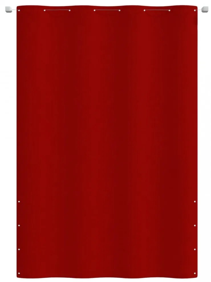 piros oxford-szövet erkélyparaván 160 x 240 cm