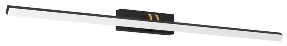 Eglo 900475 - VERDELLO LED fürdőszobai tükörvilágítás 5W, 230V, IP44, fekete