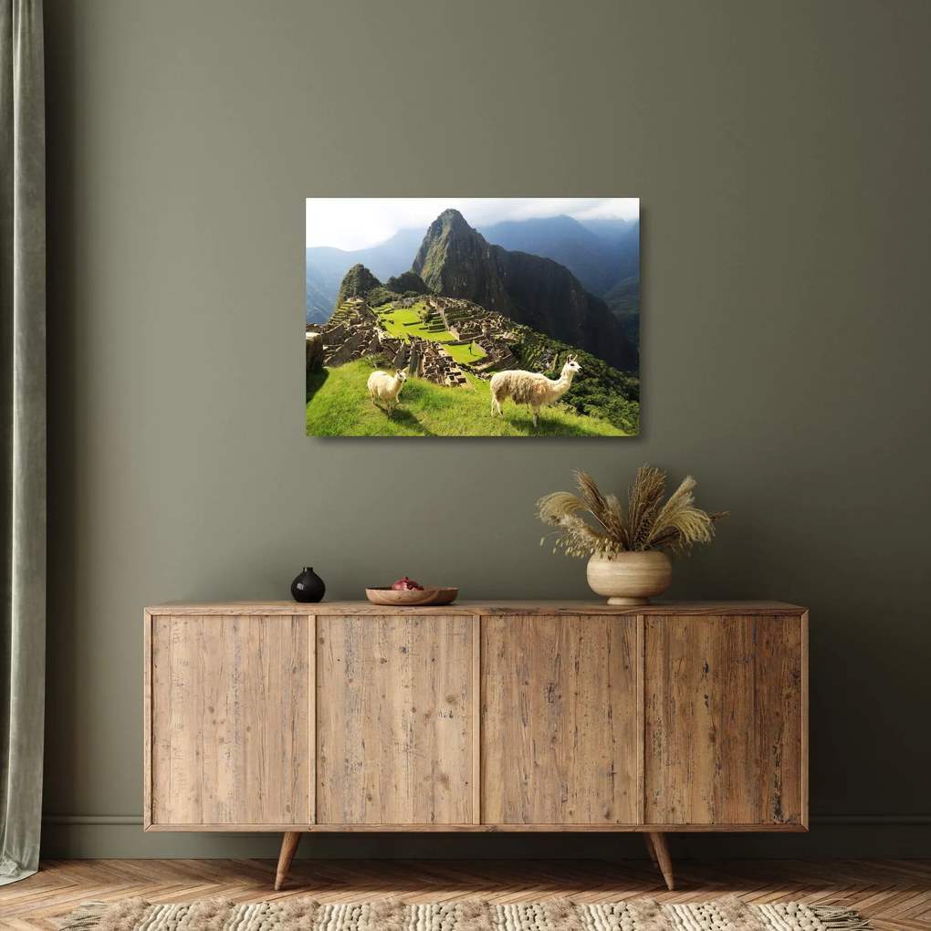 Üveg kép - Machu Picchu (70x50 cm)