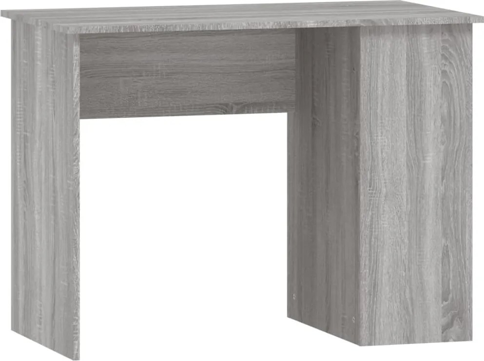 vidaXL szürke sonoma színű szerelt fa íróasztal 100 x 55 x 75 cm