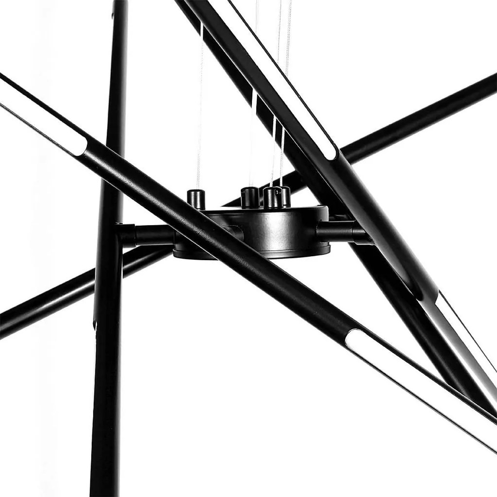 DOMENOLED 613 Modern Led Függesztett Lámpa Fekete LED IP20