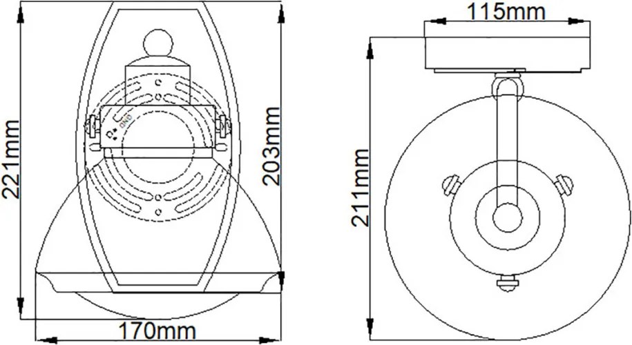 Quintiesse SCHOLAR QN-SCHOLAR1 Fali lámpa 1x60W/E27 IP44