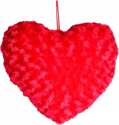 Szív párna piros Valentin nap 32cm