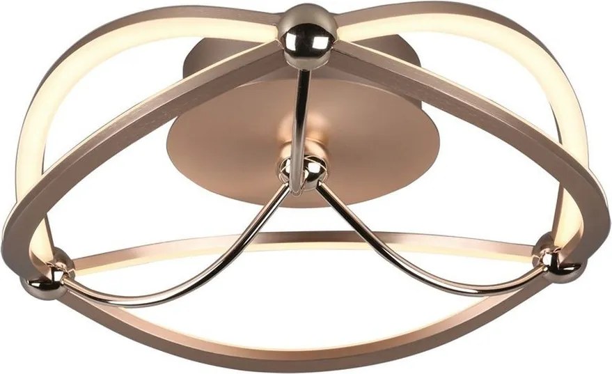 TRIO 621210108 CHARIVARI Modern LED Mennyezeti Lámpa Arany LED IP20