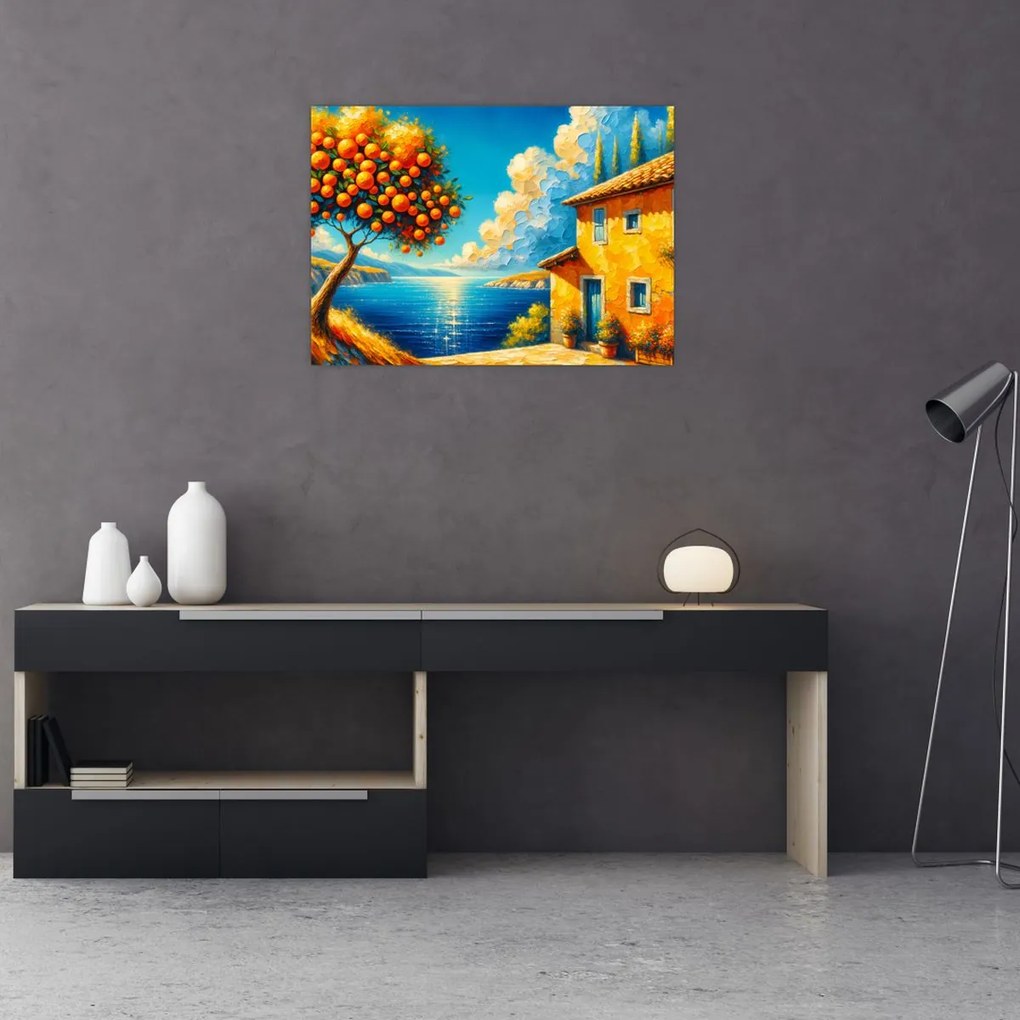 Kép - Ház narancsokkal II. (70x50 cm)