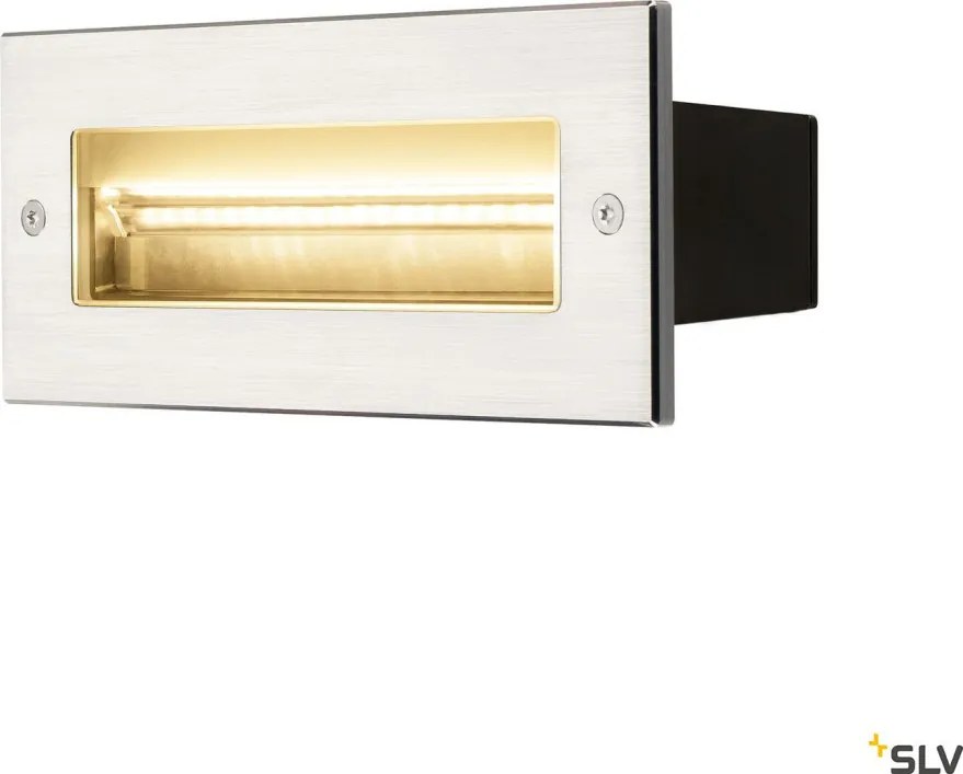 SLV 233660 BRICK Kültéri Falba Építhető Lámpa Rozsdamentes Acél LED IP65