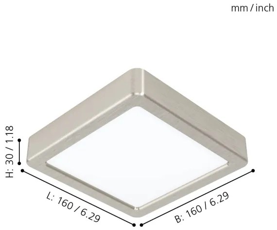 Eglo 99252 - LED mennyezeti lámpatest FUEVA 5 LED/10,5W/230V