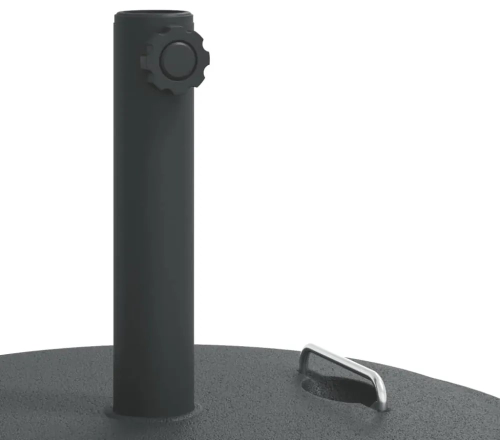 fogantyús kerek napernyőtalp rúdhoz Ø38 / 48 mm 25 kg