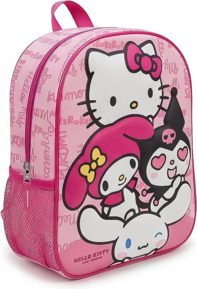 Hello Kitty Kawaii Cuties 3D hátizsák, táska 30 cm