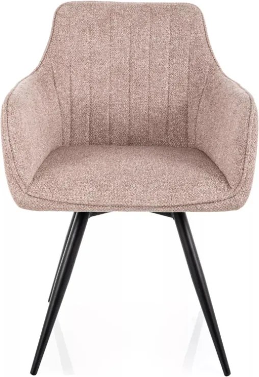 Ballo Leo szövet étkezőszék bézs forgatható üléssel