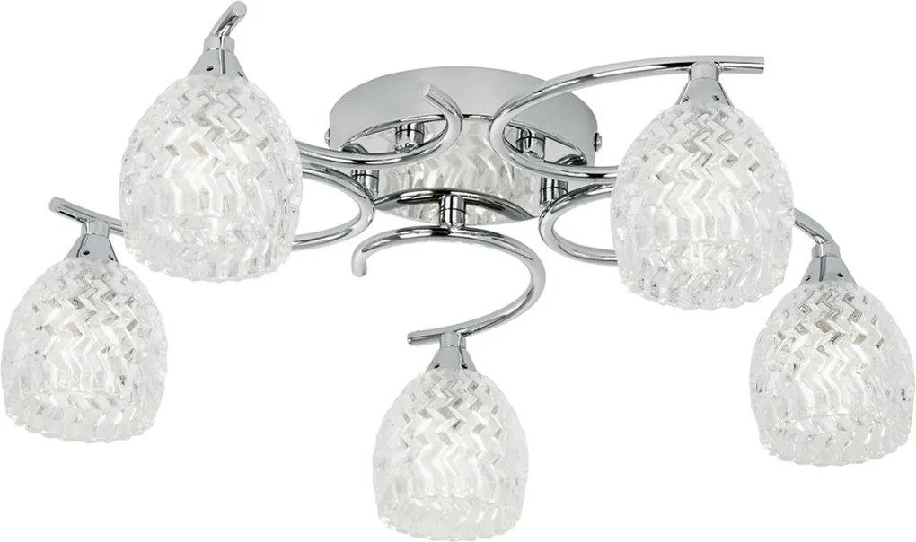 Endon BOYER BOYER-5CH Plafonlámpa 5x33W/G9 IP20