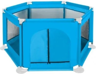 Hordozható gyerek utazóágy/járóka Kék: kek